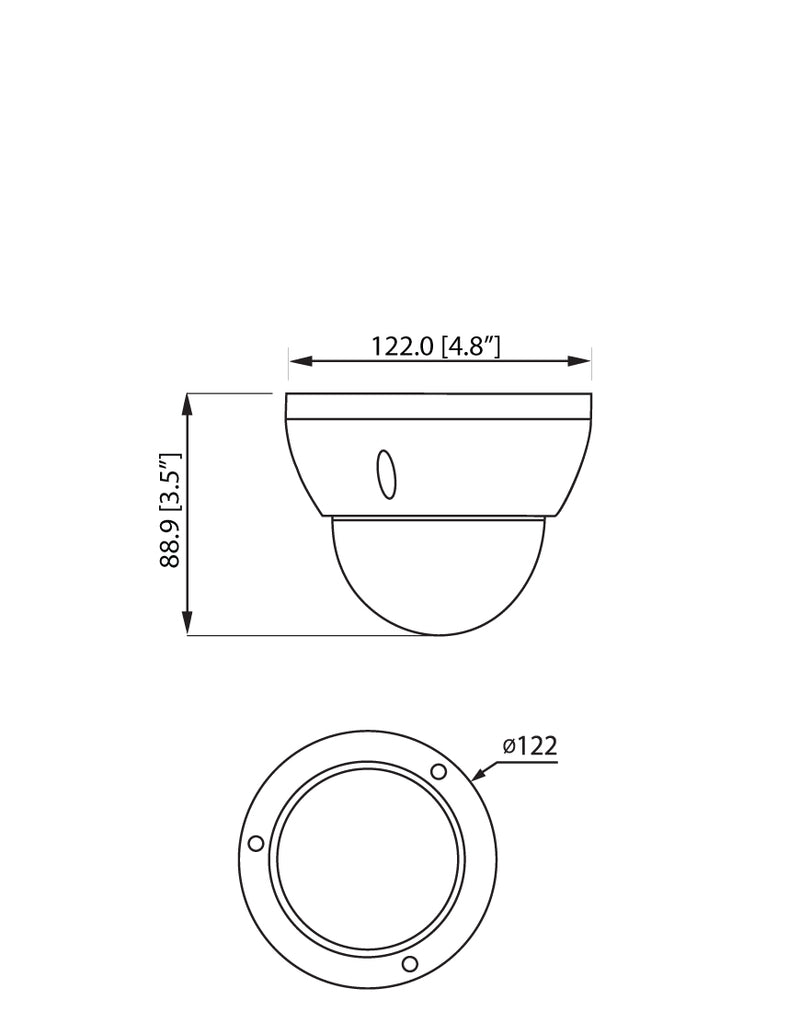 SPRO 8MP HDCVI Fixed Lens Vandal Resistant Dome