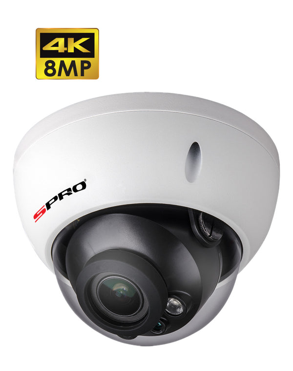 SPRO 8MP HDCVI Fixed Lens Vandal Resistant Dome