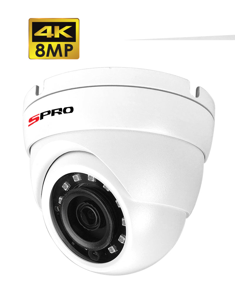 SPRO 8MP 4IN1 Fixed Lens Dome