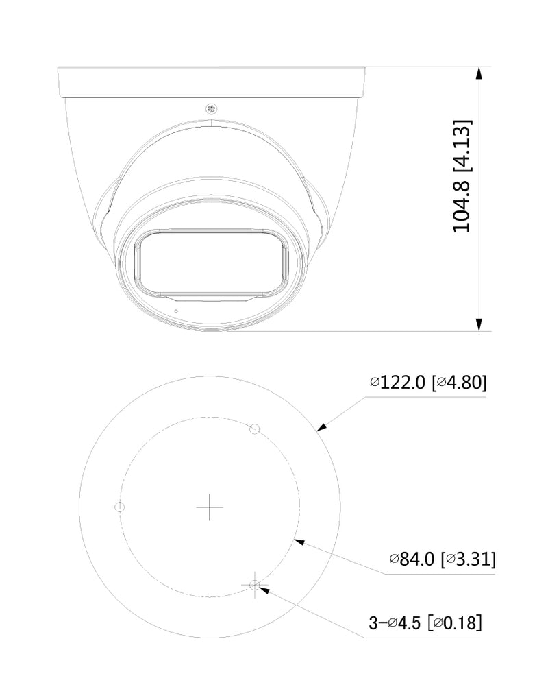 SPRO 8MP HDCVI Motorised Lens Turret With Built-In Microphone