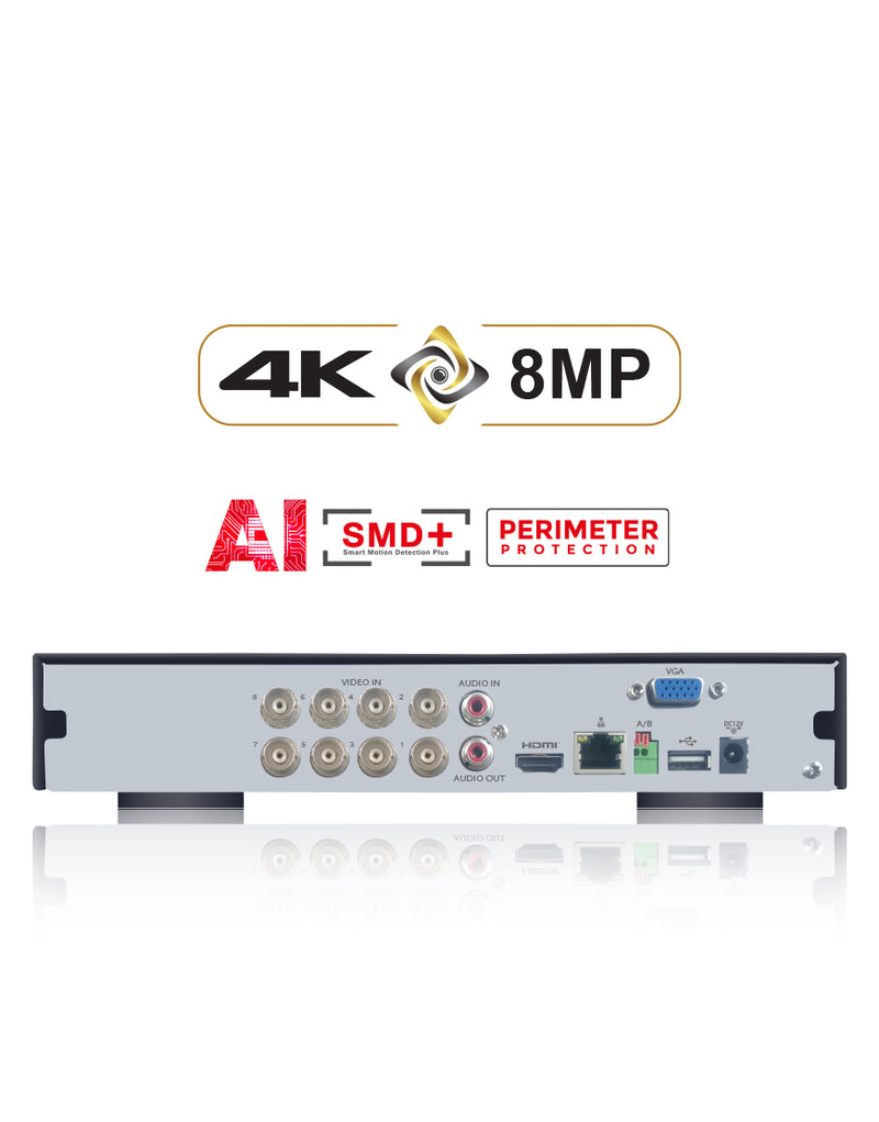 SPRO B6 8MP 4 Channels 5in1 with AI