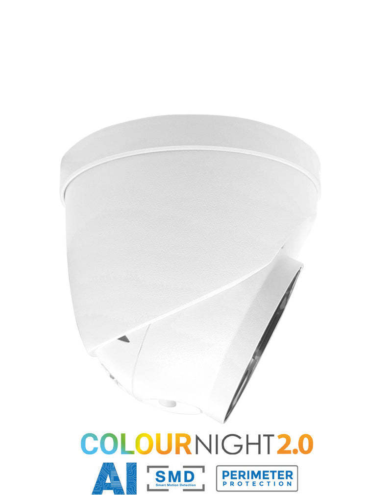 SPRO 5MP IP Smart Dual Illumination Turret with Active Deterrence