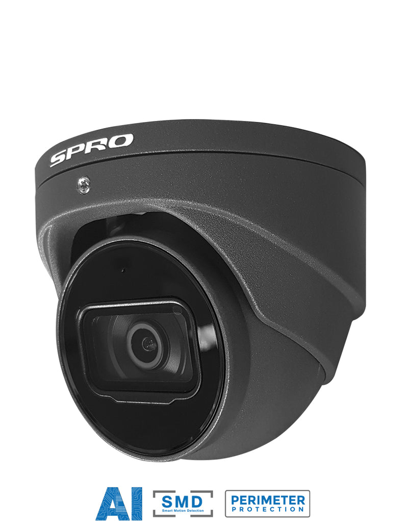 SPRO 5MP IP Fixed Lens Turret with Microphone