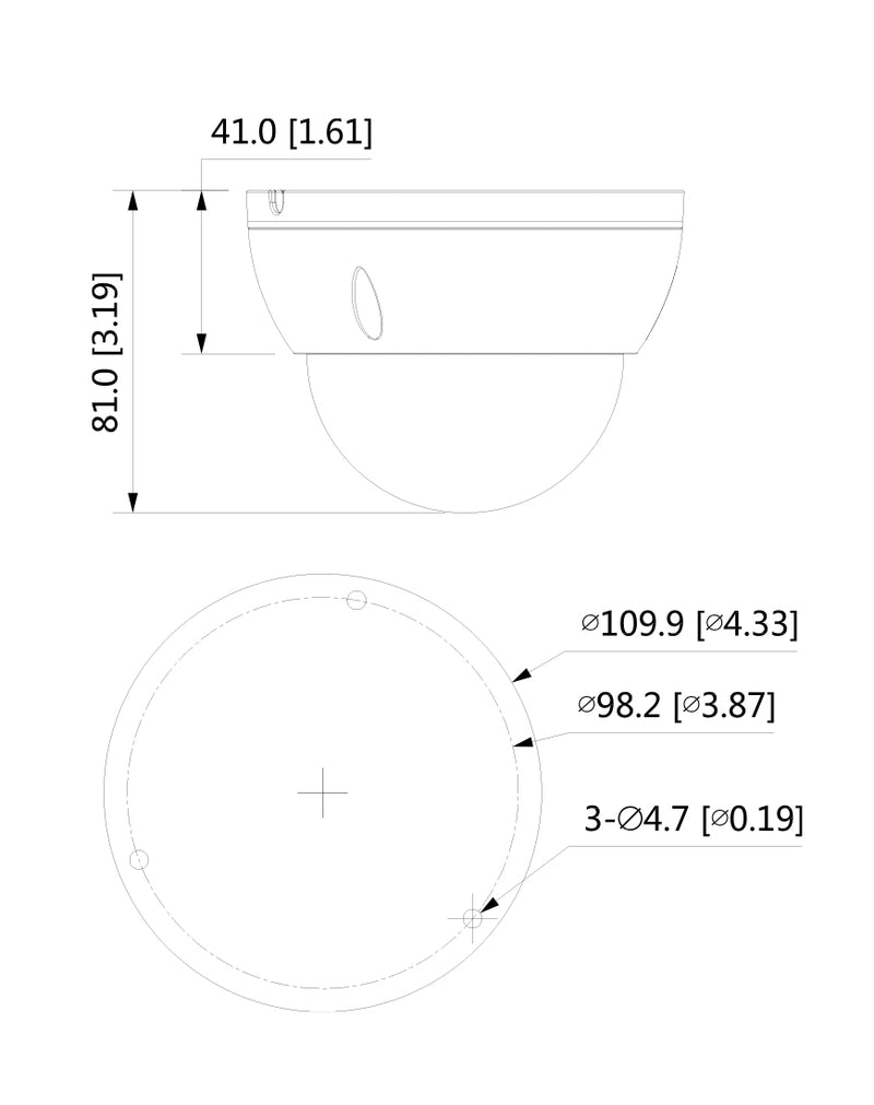 SPRO 8MP IP Fixed Lens Vandal Resistant Dome