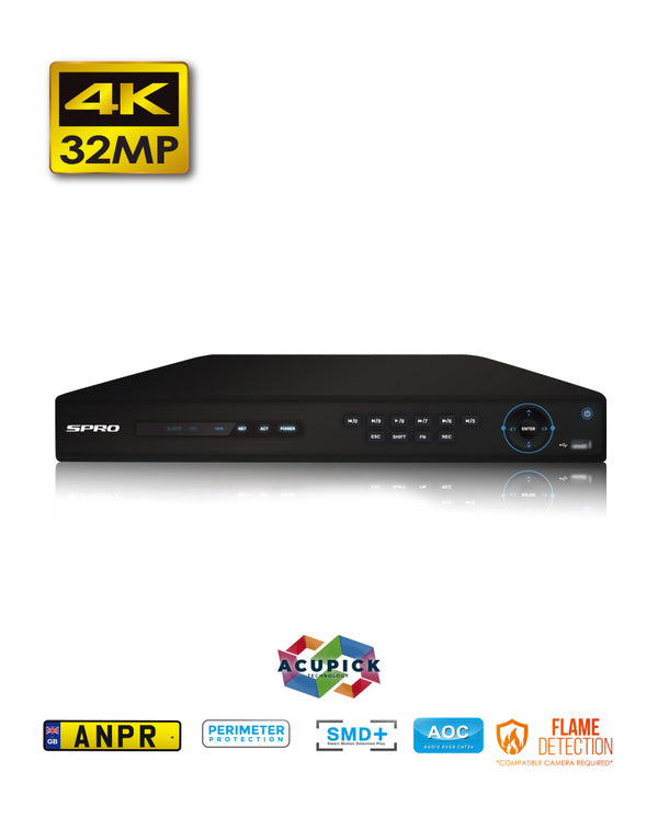 SPRO 16 CHANNEL 4K IP NVR