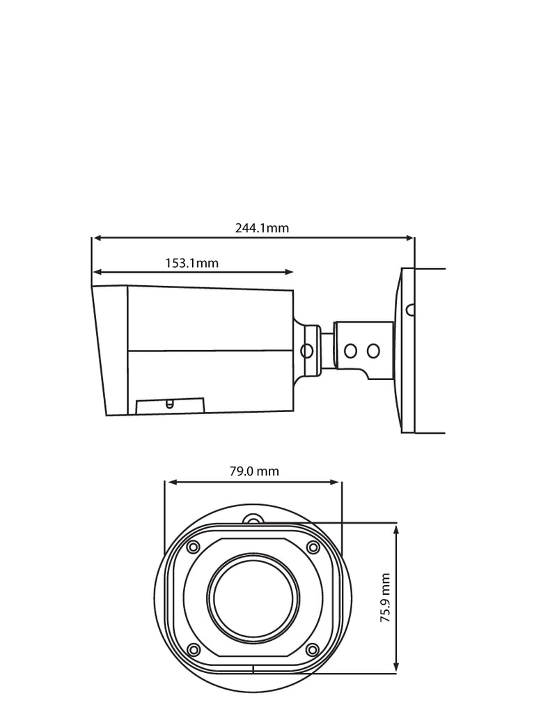 SPRO 4MP IP Motorised Lens Bullet