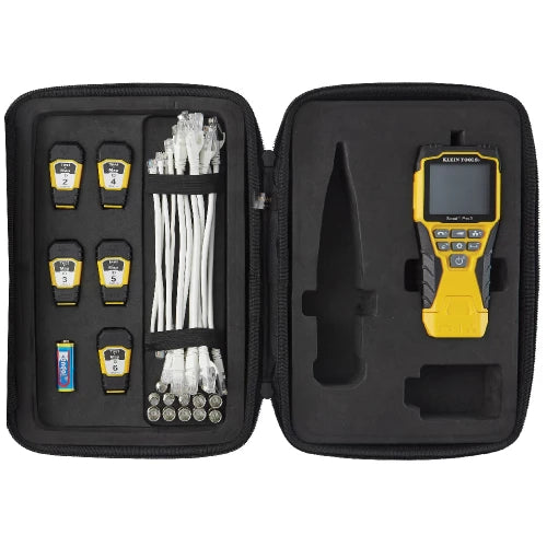 Klein Tools Cable Tester Kit, c/w Scout Pro 3 Tester Remote, Map