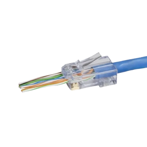 Cat5E Quick Fit Passthrough RJ45 Connector x100