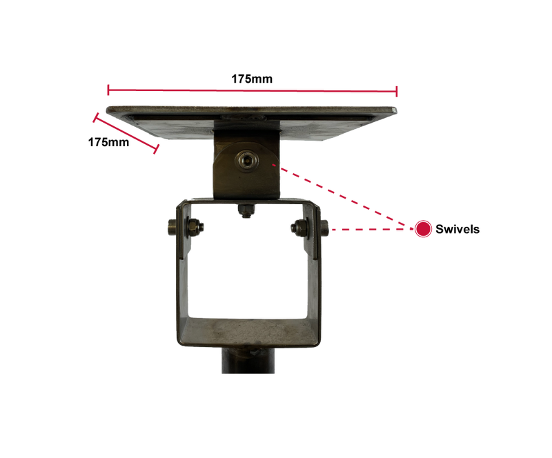 Inox Pole for PTZ Camera