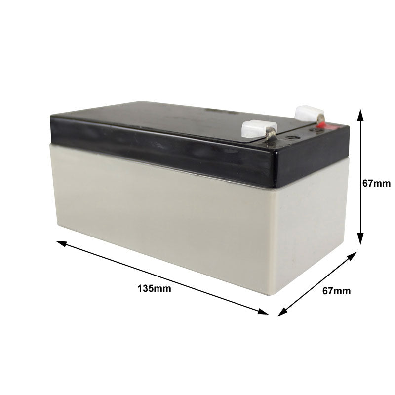 24V 3.2Ah VRLA battery pack (2 x 12V c/w link wire)