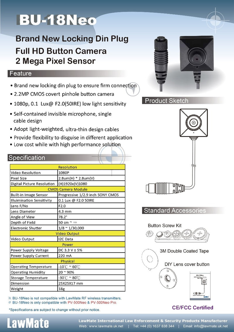 LawMate CM-BU18HD Neo