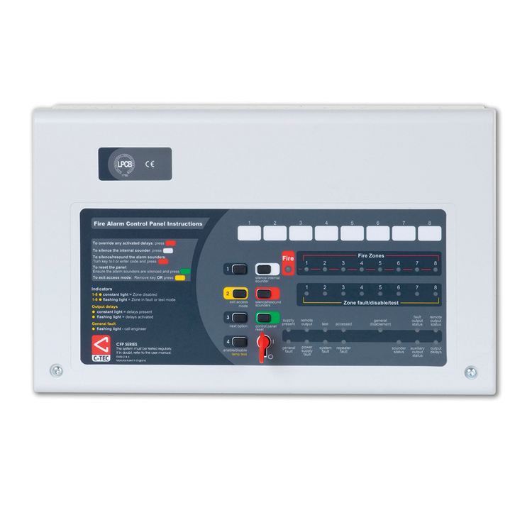 CFP Standard 2 Zone Conventional Fire Alarm Panel