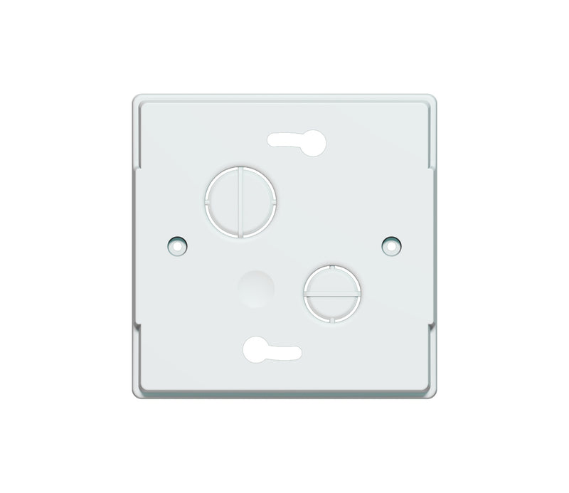 Single Gang Surface Interface Plate, shallow (20mm)