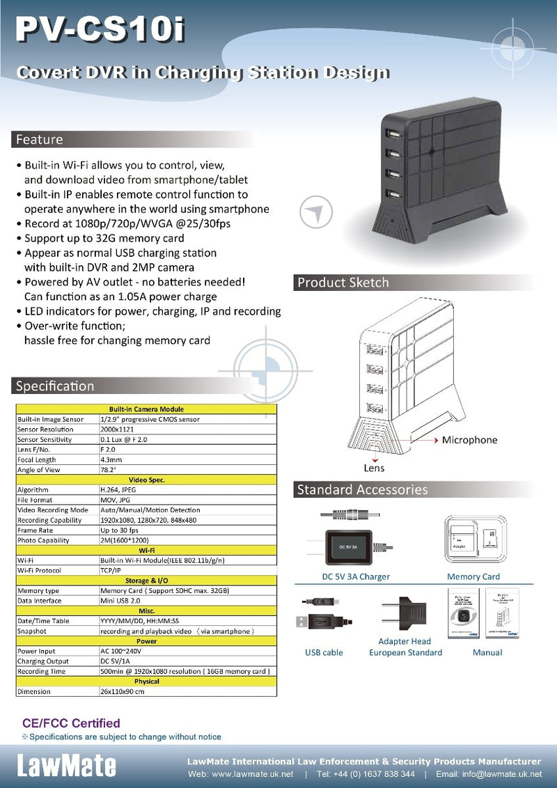 LawMate PV-CS10i