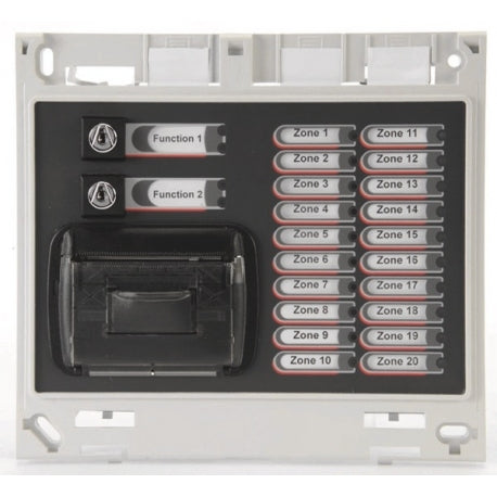 ZFP 20 Zone Indicator Module c/w Name Slots, Printer & 2 Switches