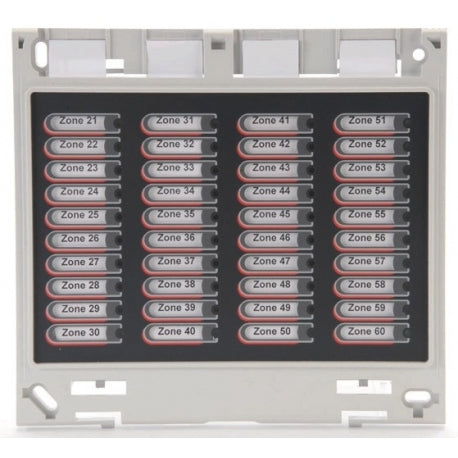 ZFP 40 Zone Indicator Module c/w Name Slots