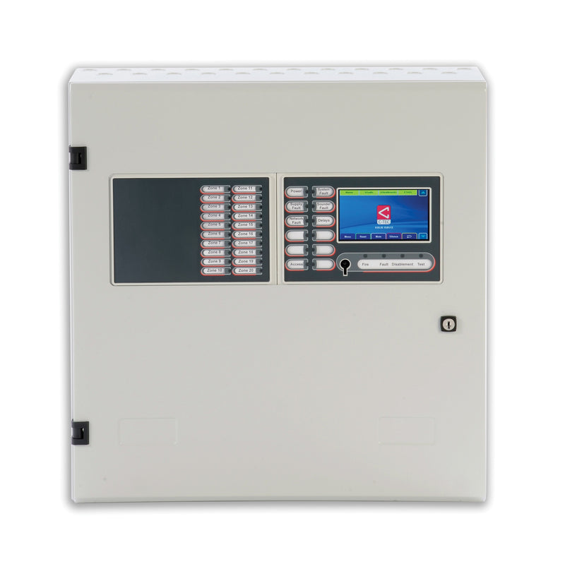 ZFP Touchscreen Controlled Addressable Fire Panel (Standard Cabinet)