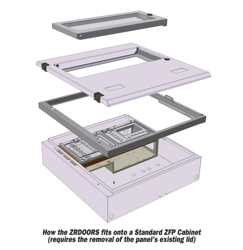 Tamper Resistant Vision Door for ZFP Standard Cabinets